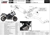 Exhaust Tip With Noise Certification Oval Titanium Carbon - Mivv Compatible With Triumph Tiger 1050 Sport (2017-2020)