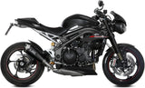 Exhaust Tip With Noise Certification Delta Race Steel Black Carbon - Mivv Compatible With Triumph Speed Triple R Rs (2018-2020)
