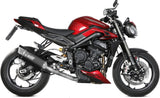 Complete Non-Catalytic Exhaust System With Sound Certification Sr-1 Titanium Black - Mivv Compatible With Triumph Street Triple 765 R - Rs (2023-2024)