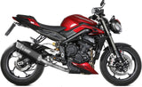 Complete Non-Catalytic Exhaust System With Sound Certification Sr-1 Titanium Black - Mivv Compatible With Triumph Street Triple 765 R - Rs (2023-2024)