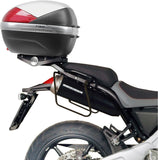 Corium Black Side Bags - 26 Lt Corium Nylon - Givi Compatible With Yamaha Mt-03 660 (2006-2014)