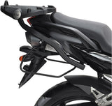 Corium Black Side Bags - 32 Lt Corium Nylon - Givi Compatible With Yamaha Fz-6 - Fazer (2004-2006)