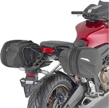 Trekker Canyon Black Top Case + Side Bags - 103 Lt Trekker Canyon Technopolymer - Givi Compatible With Honda Cb 650 R (2021-2023)