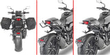 Corium Black Side Bags - 26 Lt Corium Nylon - Givi Compatible With Honda Cb 1000 R (2018-2020)
