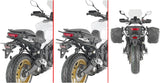 Black Side Bags - 60 Lt Nylon - Givi Compatible With Yamaha Tracer 9 - Gt - Gt+ (2021-2024)