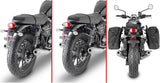 Black Side Bags - 60 Lt Nylon - Givi Compatible With Triumph Bonneville T120 (2016-2024)