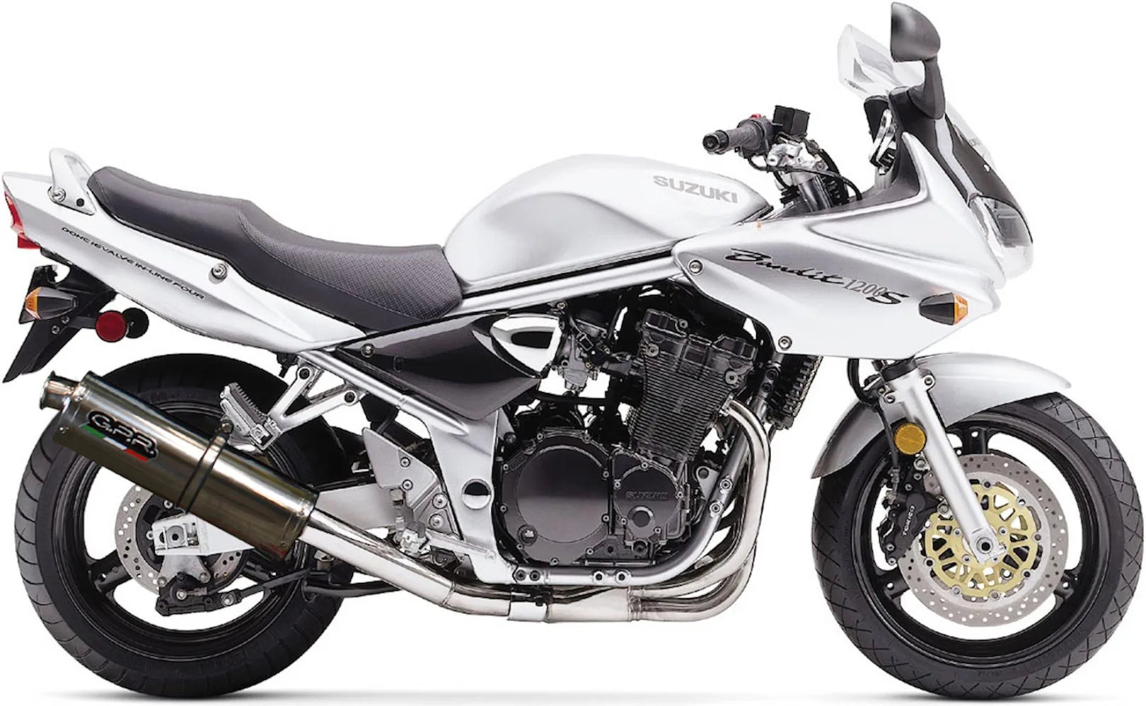 Exhaust Tip With Noise Certification Trioval Stainless Steel - Gpr Compatible With Suzuki Gsf 1200 Bandit - S (1997-2004)