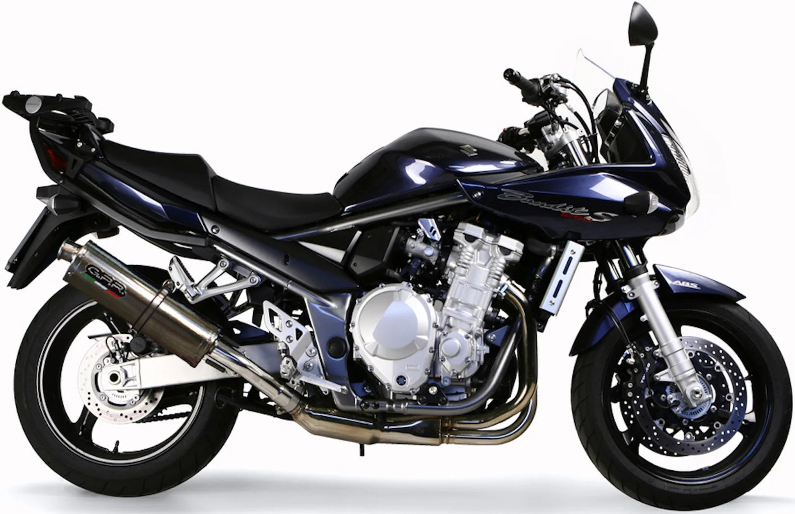Exhaust Tip With Noise Certification Trioval Stainless Steel - Gpr Compatible With Suzuki Gsf 1250 Bandit - S (2007-2012)