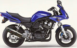 Exhaust Tip With Noise Certification Trioval Stainless Steel - Gpr Compatible With Yamaha Fzs 600 Fazer (1998-2003)