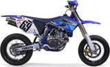Exhaust Tip With Noise Certification Trioval Stainless Steel - Gpr Compatible With Yamaha Yz 450 F (2007-2011)