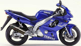 Exhaust Tip With Noise Certification Trioval Stainless Steel - Gpr Compatible With Yamaha Yzf 600 R Thundercat (1996-2003)
