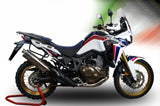 Exhaust Tip With Noise Certification Trioval Stainless Steel - Gpr Compatible With Honda Crf 1000 L Africa Twin (2015-2017)