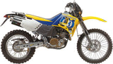 Exhaust Tip With Noise Certification Trioval Stainless Steel - Gpr Compatible With Husqvarna Te 410 E - Sms (2000-2004)