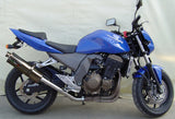 Catalytic Exhaust Tip With Sound Certification Trioval Stainless Steel - Gpr Compatible With Kawasaki Z 750 - S (2004-2006)