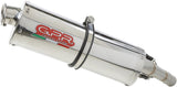 Exhaust Tip With Noise Certification Trioval Stainless Steel - Gpr Compatible With Suzuki Gsx-S 750 (2021-2023)
