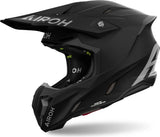 Off-Road Motorcycle Helmet Airoh Twist 3 - Tw311 Thermoplastic Hrt Matte Black Color Size Xl