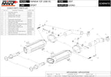 Dual Non-Catalytic Exhaust System With Sound Certification Suono Steel Black Carbon - Mivv Compatible With Yamaha Yzf 1000 R1 (2007-2008)