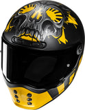 Full-Face Motorcycle Helmet Hjc V10 Advanced Fiberglass Composite Mc3Sf Crania Size 11 Xxl