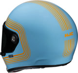 Full-Face Motorcycle Helmet Hjc V10 Advanced Fiberglass Composite Mc27 Foni Size 10 Xl
