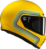 Full-Face Motorcycle Helmet Hjc V10 Advanced Fiberglass Composite Mc3 Foni Size 09 L