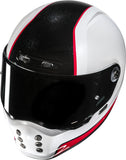 Full-Face Motorcycle Helmet Hjc V10 Advanced Fiberglass Composite Mc1 Hodu Size 06 Xs