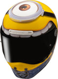 Full-Face Motorcycle Helmet Hjc V10 Advanced Fiberglass Composite Mc3 Stuart Minions Size 10 Xl