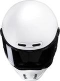 Full-Face Motorcycle Helmet Hjc V10 Advanced Fiberglass Composite White Size 11 Xxl