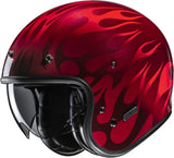 Urban Motorcycle Helmet Hjc V31 Advanced Fiberglass Composite Mc1 Firo Size 11 Xxl