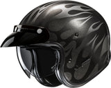 Urban Motorcycle Helmet Hjc V31 Advanced Fiberglass Composite Mc5 Firo Size 07 S