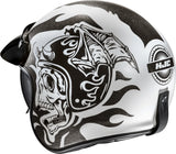 Urban Motorcycle Helmet Hjc V31 Advanced Fiberglass Composite Mc5 Flame Size 09 L