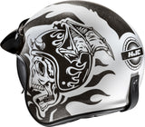 Urban Motorcycle Helmet Hjc V31 Advanced Fiberglass Composite Mc5 Flame Size 06 Xs