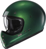 Full-Face Motorcycle Helmet Hjc V60 Advanced Fiberglass Composite Deep Green Size 07 S