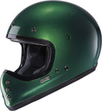 Full-Face Motorcycle Helmet Hjc V60 Advanced Fiberglass Composite Deep Green Size 08 M