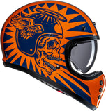 Full-Face Motorcycle Helmet Hjc V60 Advanced Fiberglass Composite Mc27 Flame Size 11 Xxl