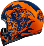 Full-Face Motorcycle Helmet Hjc V60 Advanced Fiberglass Composite Mc27 Flame Size 11 Xxl