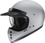 Full-Face Motorcycle Helmet Hjc V60 Advanced Fiberglass Composite Grey Size 09 L