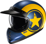Full-Face Motorcycle Helmet Hjc V60 Advanced Fiberglass Composite Mc3Sf Nyx Size 09 L