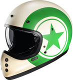 Full-Face Motorcycle Helmet Hjc V60 Advanced Fiberglass Composite Mc4Sf Nyx Size 09 L