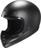Full-Face Motorcycle Helmet Hjc V60 Advanced Fiberglass Composite Semi Flat Black Size 06 Xs