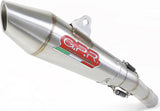 Exhaust Tip Without Sound Certification Vintacone Stainless Steel - Gpr Compatible With Royal Enfield Continental Gt 535 (2014-2016)