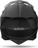 Off-Road Motorcycle Helmet Airoh Wraaap - Wra11 Thermoplastic Hrt Matte Black Color Size M