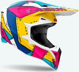 Off-Road Motorcycle Helmet Airoh Wraaap - Wrap54 Thermoplastic Hrt Matte Paint Size Xxs