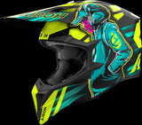Off-Road Motorcycle Helmet Airoh Wraaap - Wrc31 Thermoplastic Hrt Matte Yellow Cyber Size M