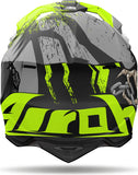 Off-Road Motorcycle Helmet Airoh Wraaap - Wrc55 Thermoplastic Hrt Matte Darkness Size Xl