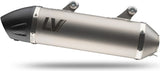 Exhaust Tip Without Sound Certification Lv-X Evo Stainless Steel Carbon Fiber End Cap - Leovince Compatible With Suzuki Dr 650 Se (1996-2015)