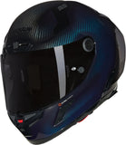 Full-Face Speeding Motorcycle Helmet Nolan X-804 Rs Ultra Carbon Blue Liquido Liquido 328 Size S
