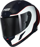 Full-Face Speeding Motorcycle Helmet Nolan X-804 Rs Ultra Carbon Carbon / White / Red Asso Di Picche 343 Size Xxs