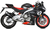 Complete Exhaust System Without Catalytic Converter And Without Sound Certification Delta Race Carbon Carbon - Mivv Compatible With Aprilia Tuono 660 (2021-2024)