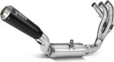 Complete Catalytic Exhaust System With Sound Certification X-M1 Steel Black - Mivv Compatible With Yamaha Fz-09 (2021-2023)