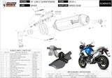 Exhaust Tip With Noise Certification Speed Edge Steel Black Carbon - Mivv Compatible With Yamaha Xt 1200 Z Super Ténéré (2010-2020)